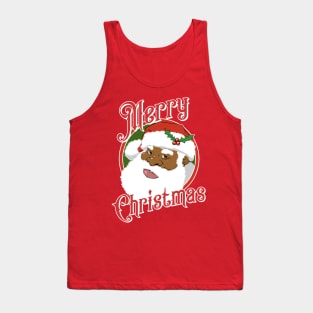 Black Santa Claus Tank Top